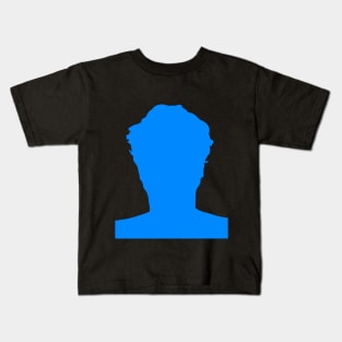 Silhouette of Man's Head Kids T-Shirt